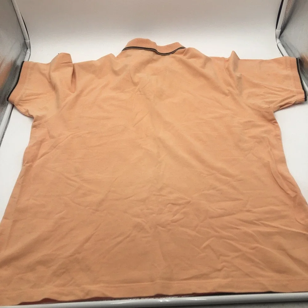 Munsingwear Mens Polo Shirt Orange Creamsicle Color Size‎ Large Chest Pocket